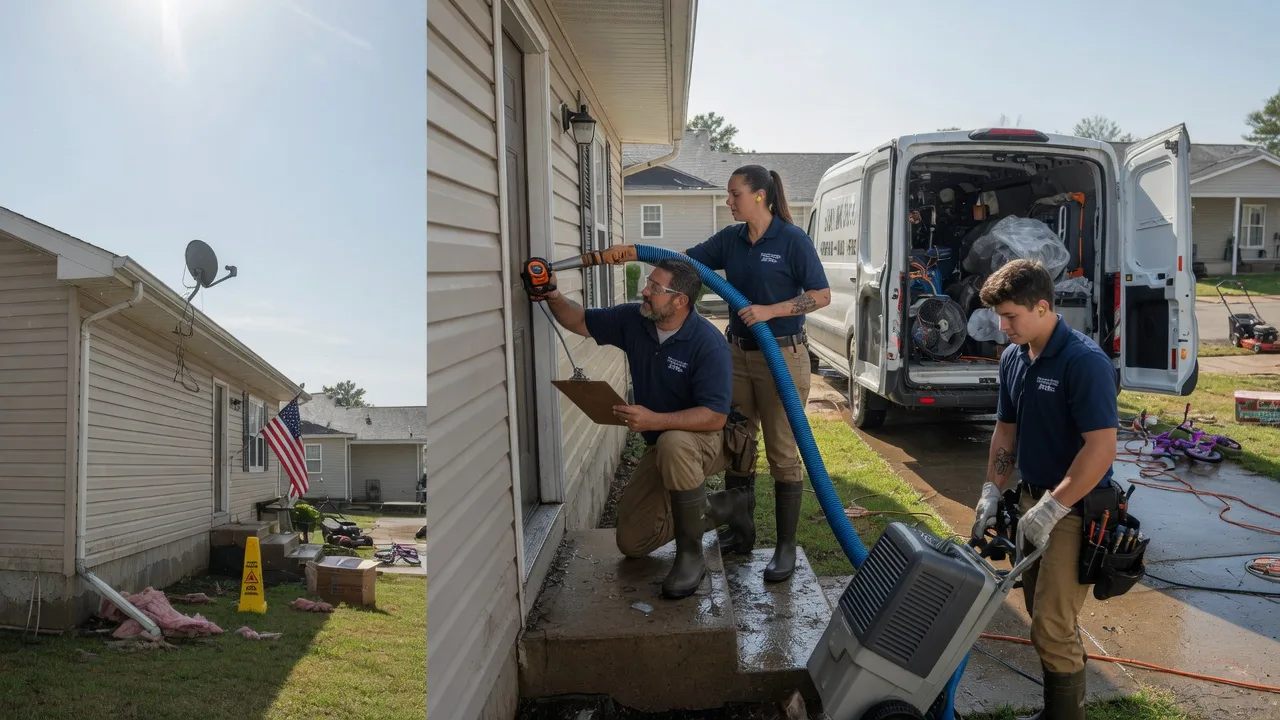 Ceiling Water Damage Restoration in Shaw, MS near me
